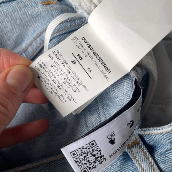 Off-White Painted Toybox Extralong Cargo Jeans - Picture 13 of 13
